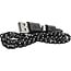 InLine® houtplaat, USB powerbank 5.000mAh, met LED-display, echt hout, walnoot