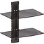 InLine® muurbeugel, voor DVD, Bluray, satellietontvanger, tot 8kg, zwart