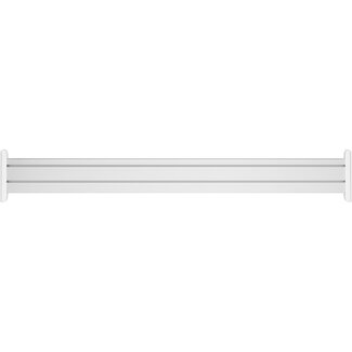 InLine InLine® Slatwall tafelbevestiging, paneel aluminium 1m incl. 2 steunen 0,86m