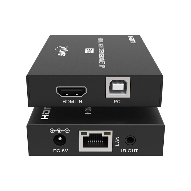 InLine® KVM Extender over IP, HDMI Full HD, 150m, Set