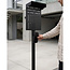InLine® universele muurboxstandaard met EV-oplaadkabelhouder, zwart