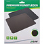 InLine® Muismat premium kunstleer bruin, 255x220x3mm