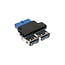 InLine® USB 3.0-adapter, 2x A-aansluiting naar pin-aansluiting