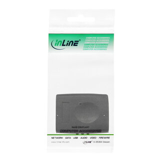 InLine InLine® HDMI adapter, HDMI A female / female, verguld, compatibel met 4K2K
