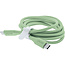 InLine® USB 2.0-kabel, USB-C-snelladingskabel 100 W Matcha Latte/groen 1m