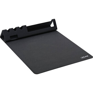 InLine InLine® Multifunctionele muismat met houder voor GSM en pen, zwart, opvouwbaar