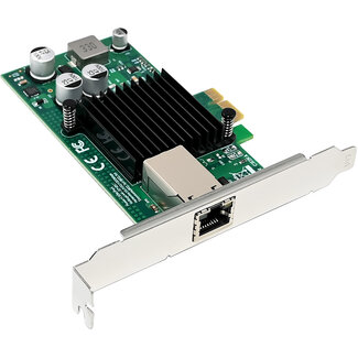 InLine InLine® Gigabit netwerkkaart, 1x RJ45 1 Gb/s, PCIe x1, PoE+