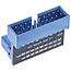 InLine® USB 3.0-adapter intern, male / female, onderaan haaks