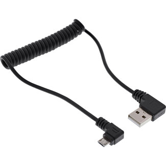 InLine InLine® USB DUAL+auto-oplaadset,voedingsadapter 1m kabel,12/24VDC naar5V DC/2.1A