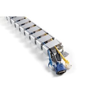 InLine InLine® Flexibele kabelgoot voor in hoogte verstelbare tafels, grijs