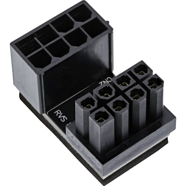 InLine® Interne voedingsadapter, 180° ATX 8-pin male / female (gedraaid)