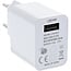 InLine® USB-oplader enkel, voedingseenheid, 100-240V tot 5V/2,5A, wit