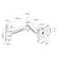 InLine® Muurbeugel, voor monitoren tot 69cm (27"), max. 15kg, 2-delige arm