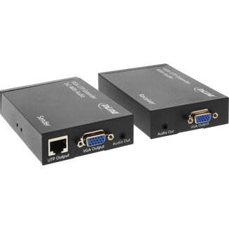 InLine InLine® VGA-extender/verlenging via UTP, met audio, tot 300 m