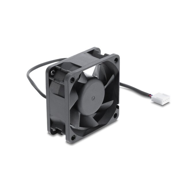 Delock Axial Fan 48 V DC, 60 x 60 x 25 mm with 4 pin PWM fan connector female black