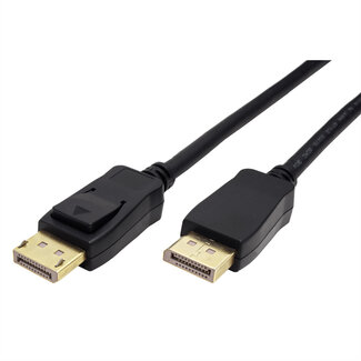 ROLINE GREEN ROLINE GREEN DisplayPort-kabel v2.0, 10K@60Hz, 54Gbit/s, UHBR13.5, DP Male - Male, zwart, 2 m