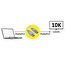 ROLINE GREEN DisplayPort-kabel v2.0, 10K@60Hz, 54Gbit/s, UHBR13.5, DP Male - Male, zwart, 2 m