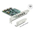 Delock PCI Express x4 Card to 4 x USB Type-C™ 10 Gbps - Low Profile Form Factor