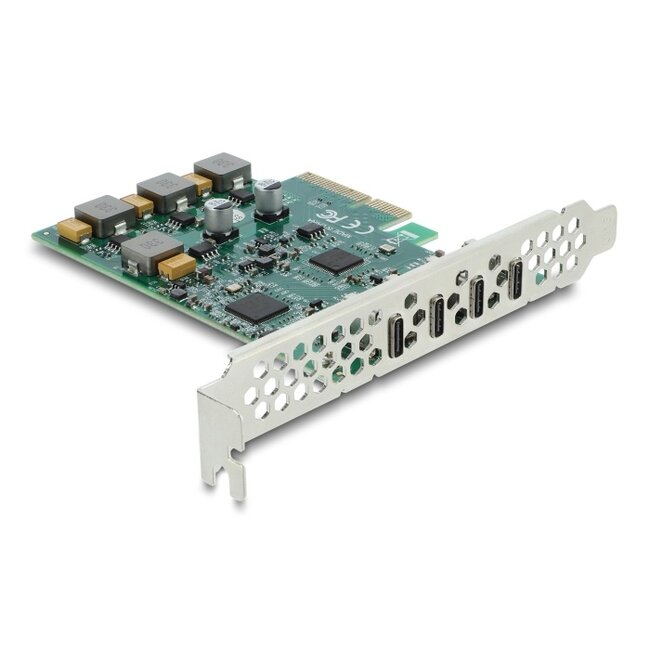 Delock PCI Express x4 Card to 4 x USB Type-C™ 10 Gbps - Low Profile Form Factor