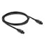 Delock TOSLINK Cable male to male, Ø 4 mm, 2 m, black