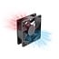 Delock Axial Fan 48 V DC, 80 x 80 x 25 mm with 4 pin PWM fan connector female black