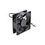Delock Axial Fan 48 V DC, 80 x 80 x 25 mm with 4 pin PWM fan connector female black