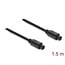 Delock TOSLINK Cable male to male, Ø 4 mm, 1.5 m, black