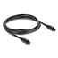 Delock TOSLINK Cable male to male, Ø 4 mm, 1.5 m, black