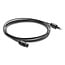 Delock TOSLINK Cable mini TOSLINK 3.5 mm male to TOSLINK female, Ø 2.2 mm, 2 m, black