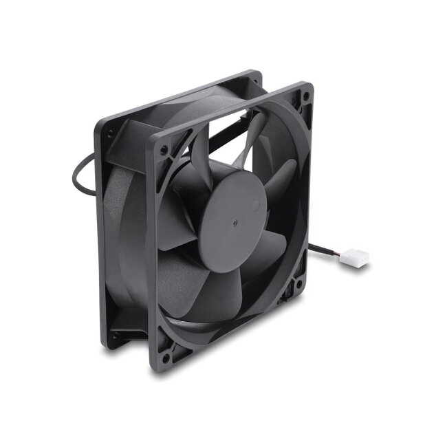 Delock Axial Fan 48 V DC, 120 x 120 x 38 mm with 4 pin PWM fan connector female black