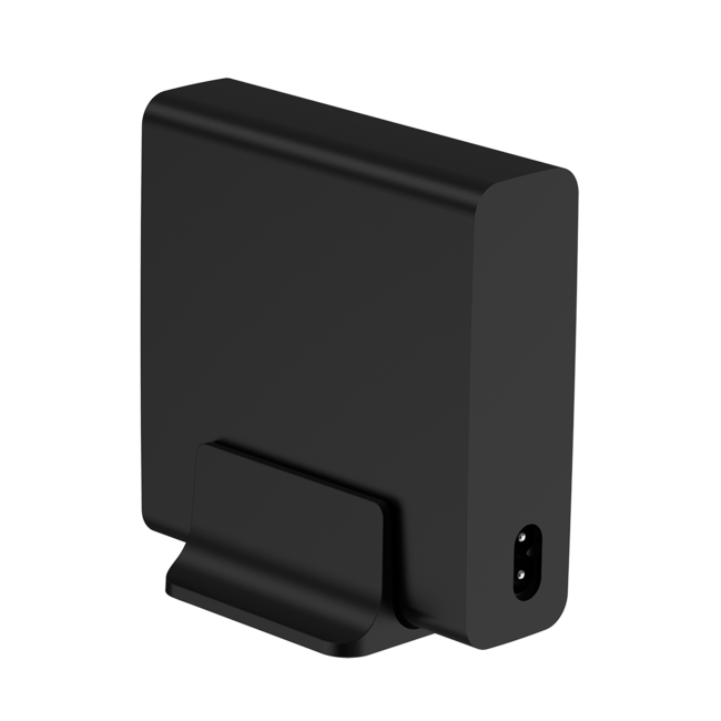 6-poorts 240 W GaN USB-snellader, zwart