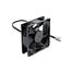 Delock Axial Fan 48 V DC, 80 x 80 x 25 mm with 2 pin fan connector female black
