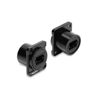 DeLOCK Delock D-Type Module MPO female to female black