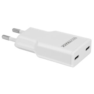 MaxTrack MaxTrack USB lader | 2x USB-C PD | GaN | 30W