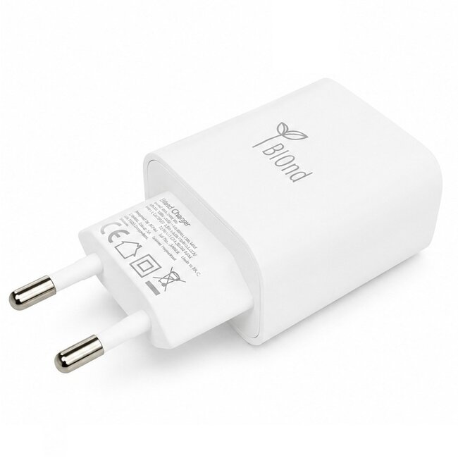BIOnd USB lader | USB-C PD | 20W | wit