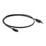 Delock TOSLINK Cable mini TOSLINK 3.5 mm male to TOSLINK female, Ø 2.2 mm, 1 m, black