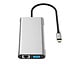 VALUE USB Type-C dockingstation, 2x HDMI (4K60 en 4K30), 1x DP 4K60, 1x VGA, 1x Gb Ethernet, 2x USB-C, 2x USB-A (3.2 Gen1 en USB 2.0), 1x Type-C PD