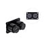 Delock Dual Built-in Socket USB 10 Gbps USB Type-C™ female PD 100 W female + HDMI female 4K black