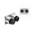 Delock Dual Built-in Socket USB 5 Gbps Type-A female + RJ45 jack Cat.6 silver