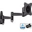 InLine® Muurbeugel, voor monitoren tot 69cm (27"), max. 15kg, 2-delige arm
