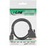 InLine® HDMI-DVI kabel, zwart/goud, HDMI male naar DVI 18+1 male, 10m