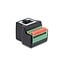 Delock RJ45 jack to Terminal Block with push button Adapter 90° angled