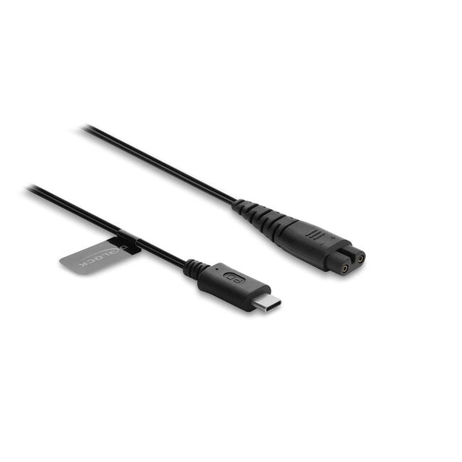Delock USB Type-C™ Charging Cable 5 V for Electric Shavers compatible with Hatteker RFC-588, RFC-598, RFC-690, RFC-692, RFC-696, RSCX-7568, RSCX-9598 series - shaver charger replacement cable 1.2 m