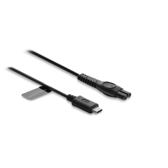 Delock USB Type-C™ Charging Cable 5 V for Electric Shavers compatible with Philips QP2724, QP2834, QP1924, MG9520 series - shaver charger replacement cable 1 m