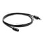 Delock TOSLINK Cable mini TOSLINK 3.5 mm male to TOSLINK female, Ø 2.2 mm, 1.5 m, black