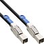 InLine® externe Mini SAS HD kabel, SFF-8644 naar SFF-8644, 12Gb/s, 0,5m