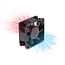 Delock Axial Fan 48 V DC, 60 x 60 x 25 mm with 2 pin fan connector female black