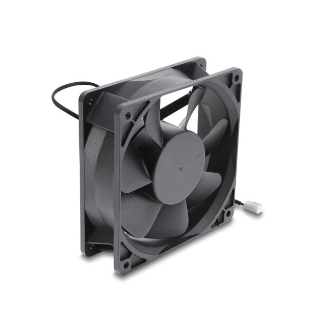 Delock Axial Fan 48 V DC, 120 x 120 x 38 mm with 2 pin fan connector female black