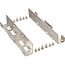 InLine® HDD/SSD montagerails, 2x 6,35 cm (2,5") naar 8,89 cm (3,5"), zilver