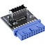 InLine® USB 3.0 naar USB 3.1 voorpaneel Key-A adapter intern